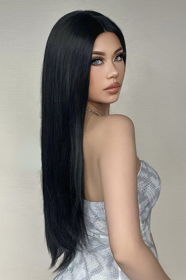 26" Black Lace Front Synthetic Hair Wig 10298 - StarLite Hair