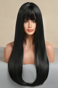 28" Jet Black Fashion Synthetic Hair Wig 50180