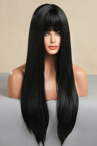 28" Jet Black Fashion Synthetic Hair Wig 50180