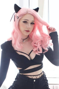 26" Pink Lace Front Synthetic Hair Wig 20200 - StarLite Hair