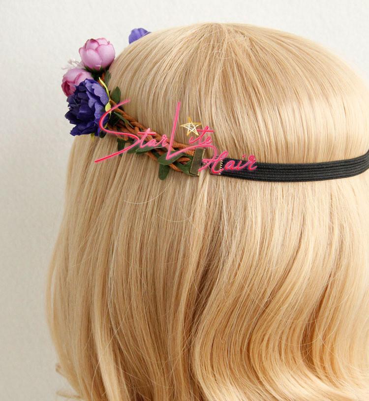 Woodland Rustic Vine Flower Wreath Boho Headband AC027 - StarLite Hair