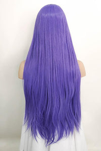 30" Purple Fashion Synthetic Hair Wig 40040