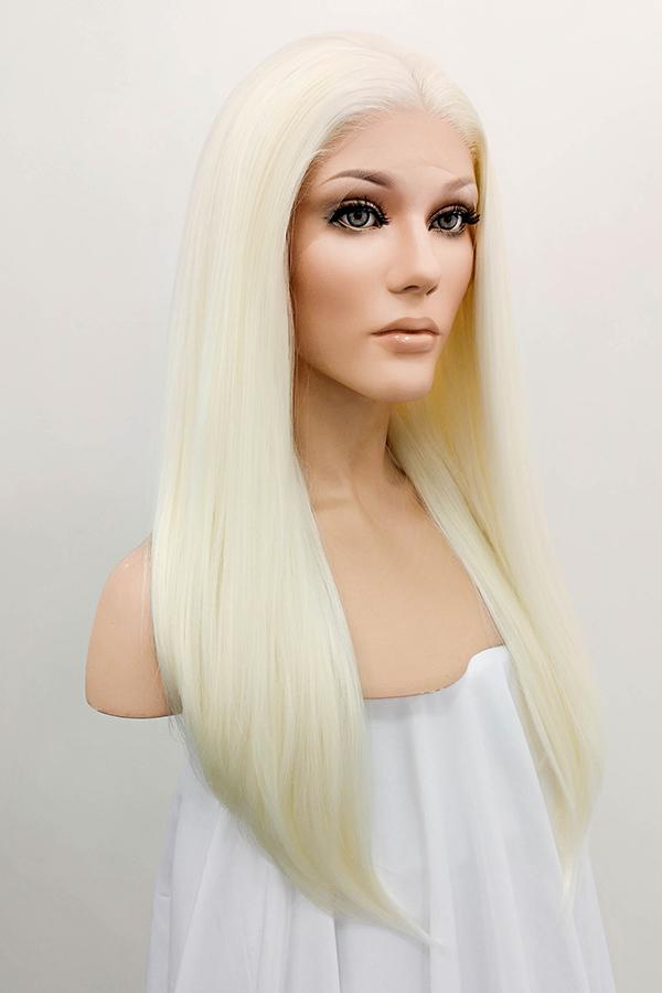 24" Light Blonde Lace Front Synthetic Wig 20007 - StarLite Hair