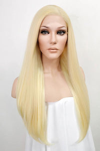 24" Golden Blonde Lace Front Synthetic Wig 20009