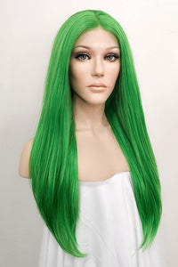 24" Green Lace Front Synthetic Hair Wig 20023 - StarLite Hair