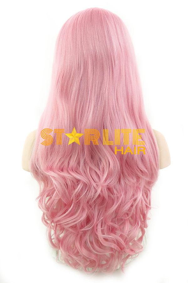 26" Pink Lace Front Synthetic Hair Wig 20200 - StarLite Hair