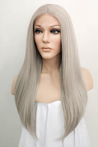 24" Grey Blonde Lace Front Synthetic Wig 20115 - StarLite Hair