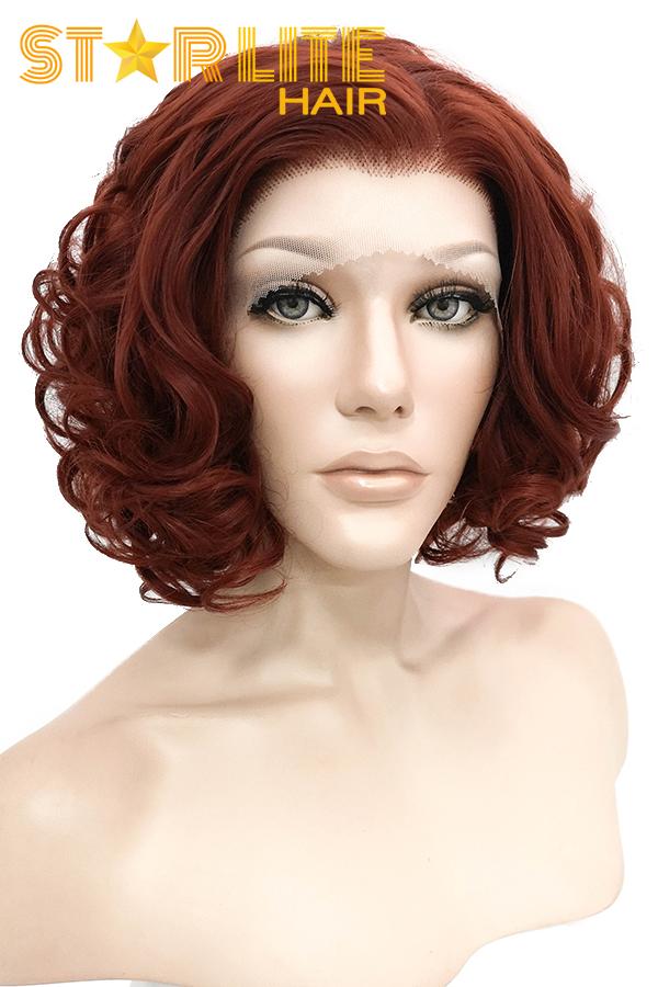 10" Auburn Lace Front Synthetic Wig 20124 - StarLite Hair