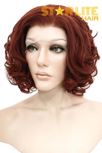 10" Auburn Lace Front Synthetic Wig 20124 - StarLite Hair