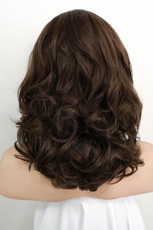 16" Brunette Lace Front Synthetic Hair Wig 20127 - StarLite Hair
