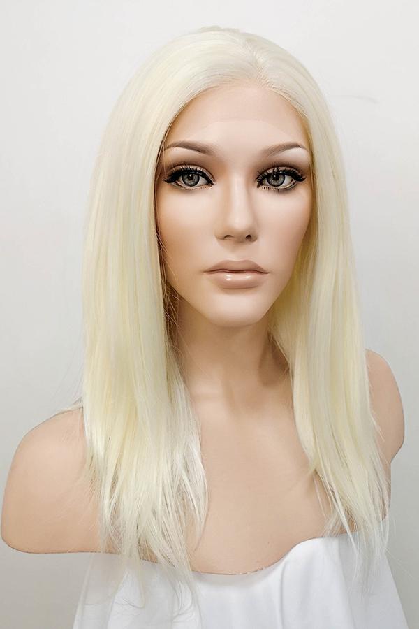 16" Light Blonde Lace Front Synthetic Wig 20133