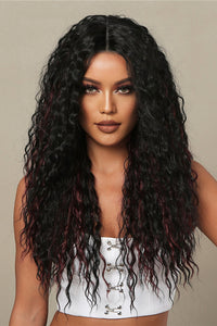 24" Black Mixed Red Lace Front Synthetic Hair Wig 10301 - StarLite Hair