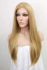 24" Medium Blonde Lace Front Synthetic Wig 20153