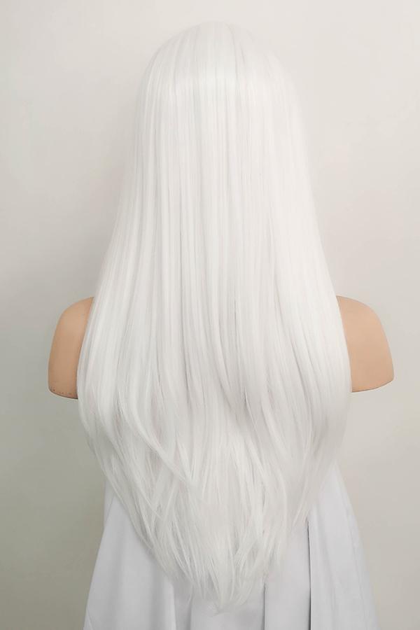 24" White Lace Front Synthetic Hair Wig 20225 - StarLite Hair