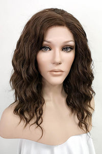 14" Brunette Lace Front Synthetic Hair Wig 20256