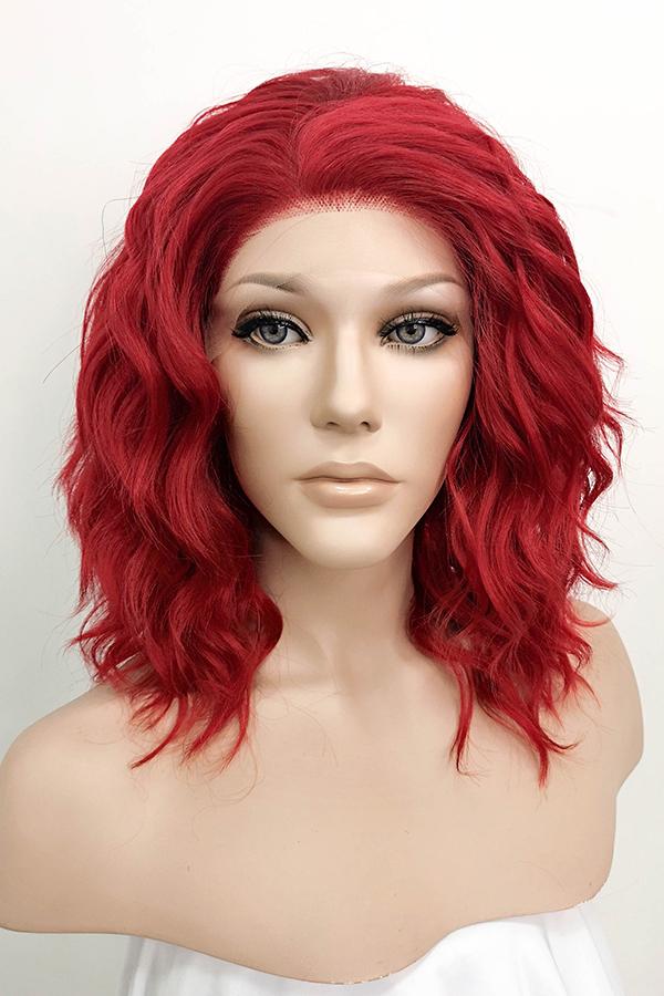 14" Red Lace Front Synthetic Hair Wig 20217 - StarLite Hair