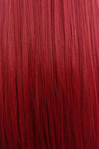 30" Dark Red Yaki Lace Front Synthetic Wig 10010 - StarLite Hair