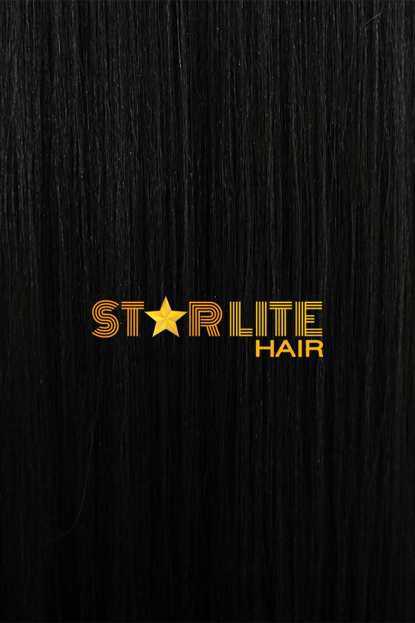 42" Jet Black Yaki Lace Front Synthetic Wig 10269 - StarLite Hair