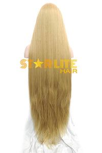 42" Blonde Yaki Lace Front Synthetic Wig 10059 - StarLite Hair