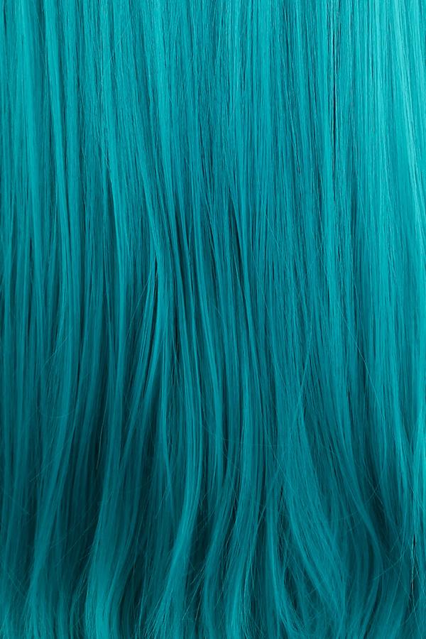 28" Turquoise Blue Lace Front Synthetic Wig 10234 - StarLite Hair