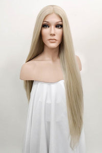 30" Ash Blonde Lace Front Synthetic Wig 10092 - StarLite Hair