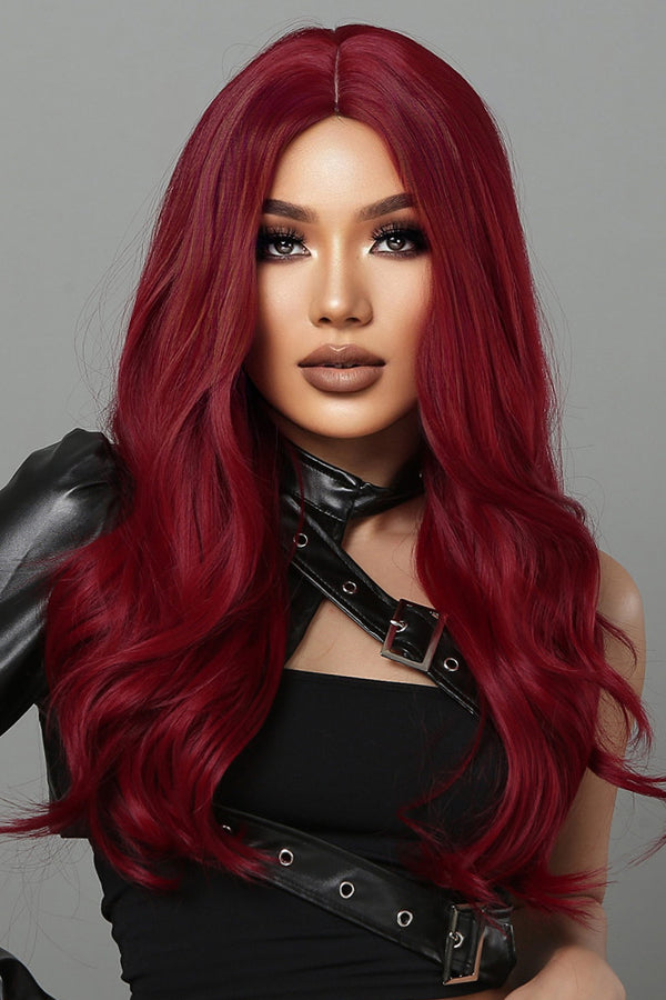 24" Red Fashion Synthetic Hair Wig 50268