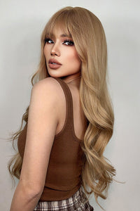 28" Brown Fashion Synthetic Hair Wig 50259
